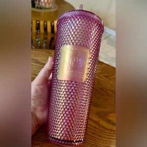 Starbucks Disney 50th Anniversary Tumbler - Studded Pink Iridescent - 24oz Venti